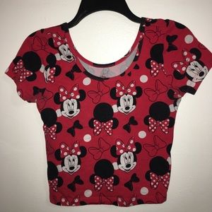 Minnie Mouse Crop Top